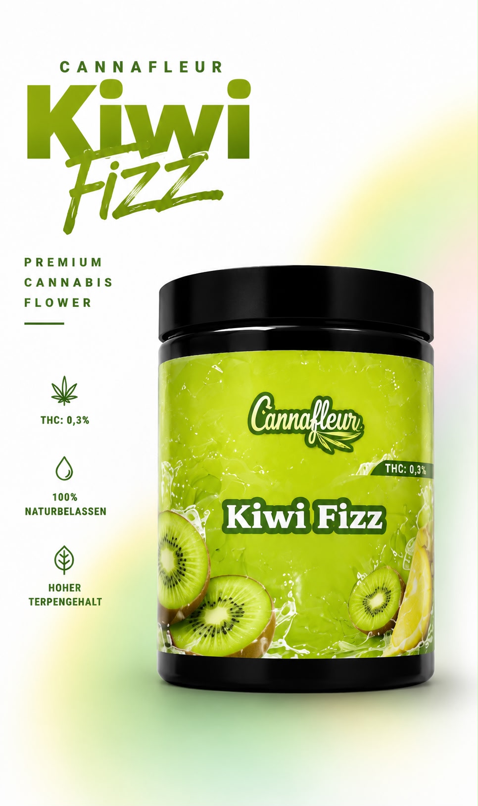 Hanfblüten Tee - Kiwi Fizz